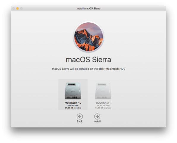 Partitionsauswahl (Screenshot: Golem.de)